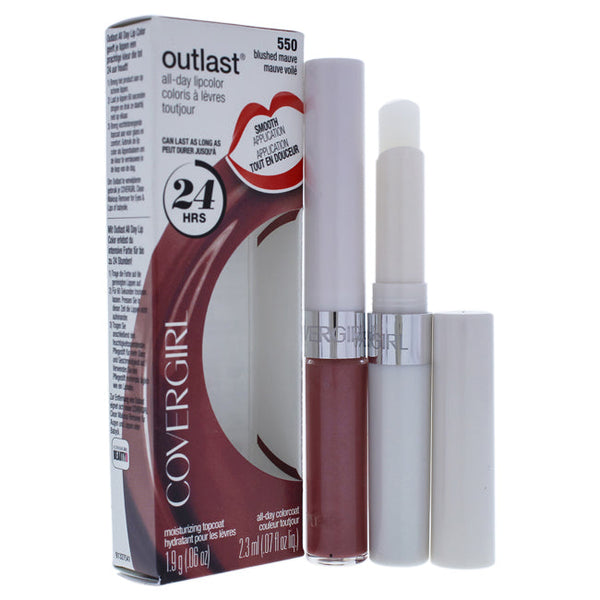 CoverGirl Outlast All Day Lipcolor - 550 Blushed Mauve by CoverGirl for Women - 0.13 oz Lip Color