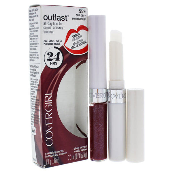 CoverGirl Outlast All Day Lipcolor - 559 Plum Berry by CoverGirl for Women - 0.13 oz Lip Color