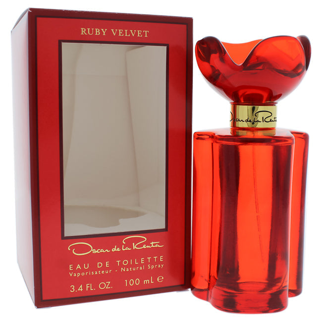 Oscar De La Renta Ruby Velvet by Oscar De La Renta for Women - 3.4 oz EDT Spray