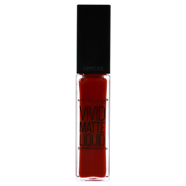 Maybelline ColorSensational Vivid Matte Liquid Lipstick - 30 Orange Shot by Maybelline for Women - 0.26 oz Lipstick