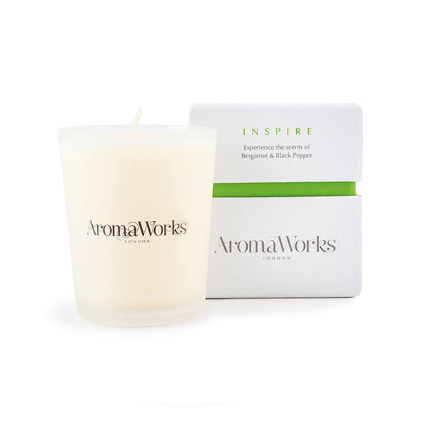 Aromaworks Inspire Candle Small by Aromaworks for Unisex - 2.64 oz Candle