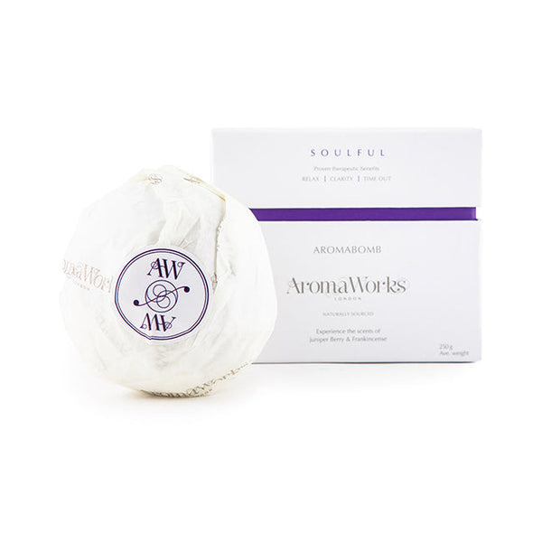 Aromaworks Soulful AromaBomb Single by Aromaworks for Unisex - 8.81 oz Bath Bomb