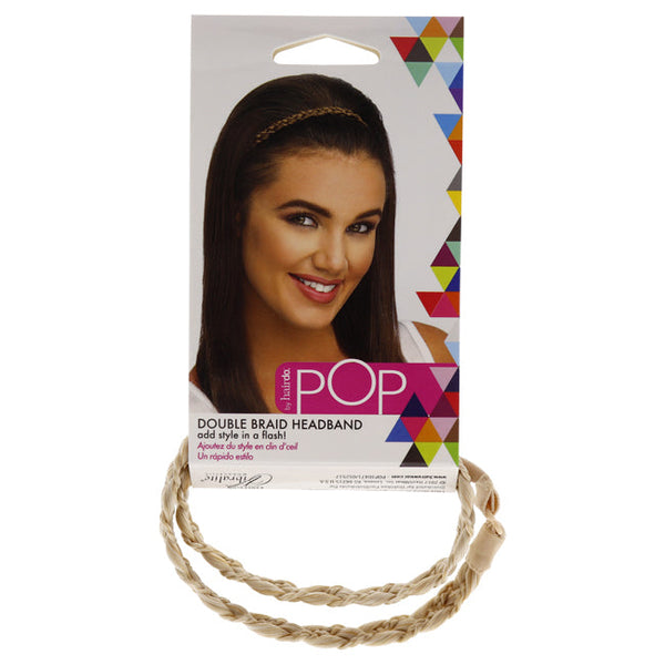 Hairdo Pop Double Braid Headband - R22 Swedish Blond by Hairdo for Women - 1 Pc Hair Band