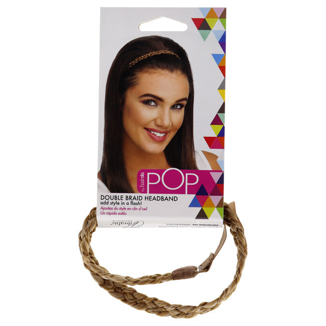 Hairdo Pop Double Braid Headband - R25 Ginger Blonde by Hairdo for Women - 1 Pc Hair Band