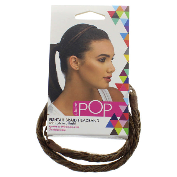 Hairdo Pop Fishtail Braid Headband - R1416T Buttered Toast by Hairdo for Women - 1 Pc Hair Band