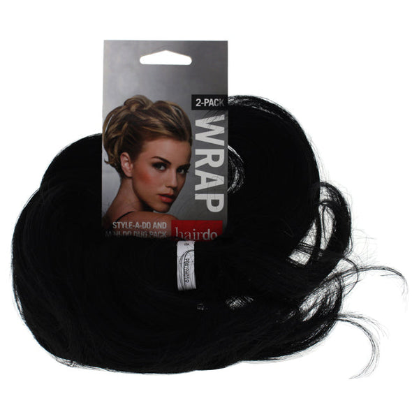 Hairdo Style-a-do And Mini-do Duo Pack - R1 Black by Hairdo for Women - 2 Pc Hair Wrap