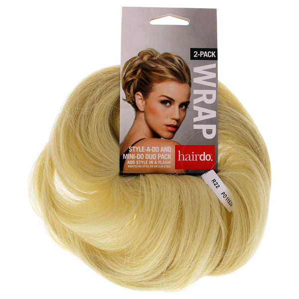 Hairdo Style-a-do And Mini-do Duo Pack - R22 Swedish Blonde by Hairdo for Women - 2 Pc Hair Wrap