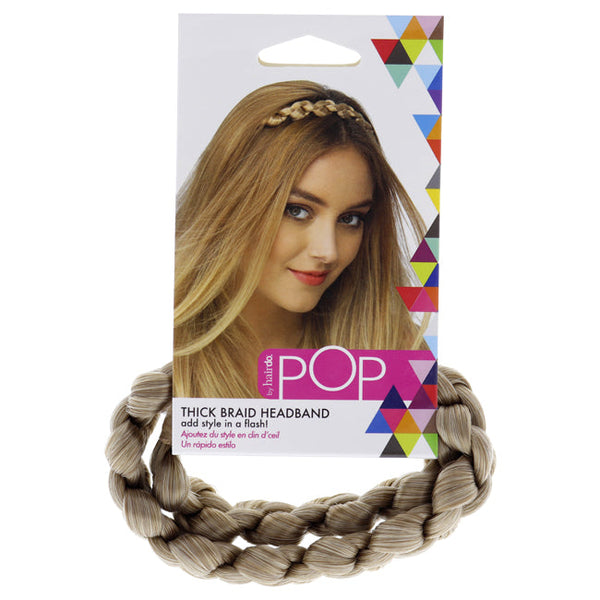 Hairdo Pop Thick Braid Headband - R14 88H Golden Wheat by Hairdo for Women - 1 Pc Hair Band