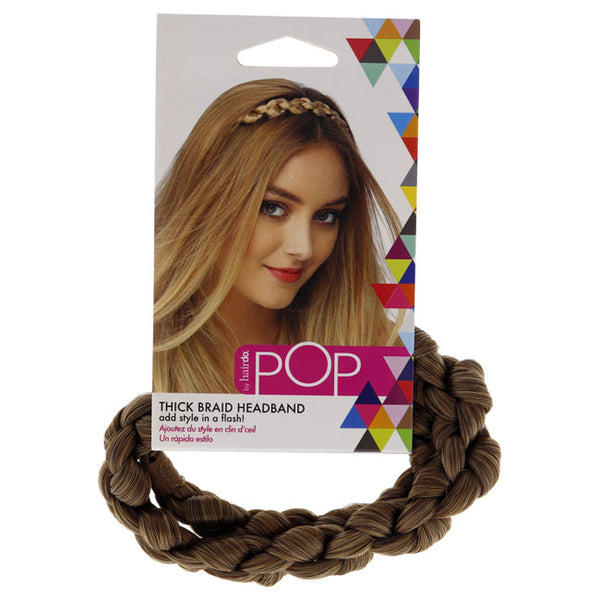 Hairdo Pop Thick Braid Headband - R1416T Buttered Toast by Hairdo for Women - 1 Pc Hair Band