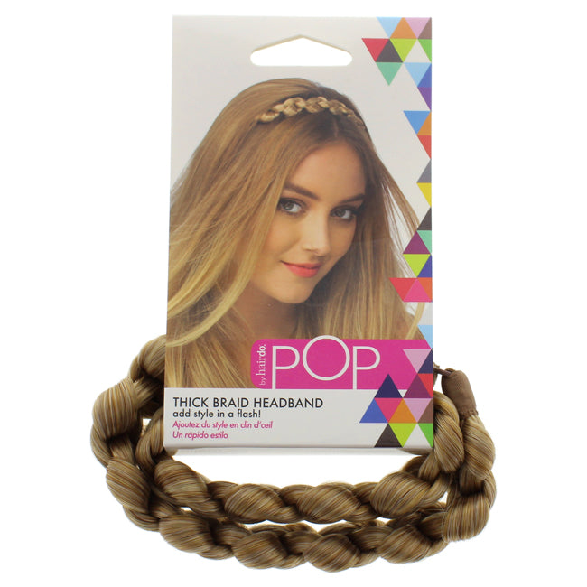 Hairdo Pop Thick Braid Headband - R25 Ginger Blonde by Hairdo for Women - 1 Pc Hair Band