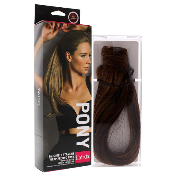 Hairdo Simply Straight Pony - R28S Glazed Fire by Hairdo for Women - 18 Inch Hair Extension