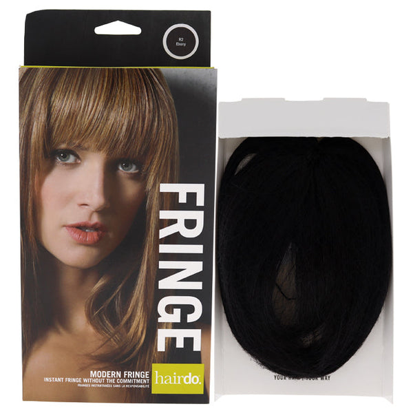 Hairdo Modern Fringe Clip In Bang - R2 Black by Hairdo for Women - 1 Pc Hair Extension