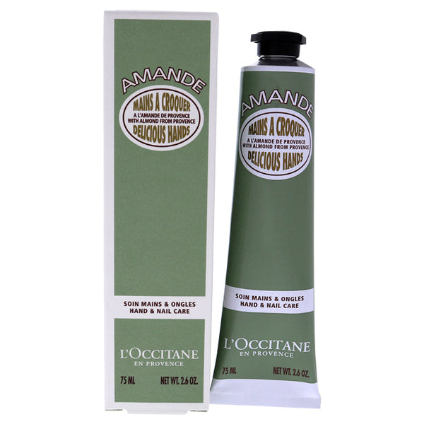 LOccitane Almond Delicious Hands Cream by LOccitane for Unisex - 2.6 oz Cream
