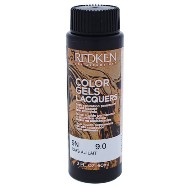 Redken Color Gels Lacquers Haircolor - 9N Cafe Au Lait by Redken for Unisex - 2 oz Hair Color