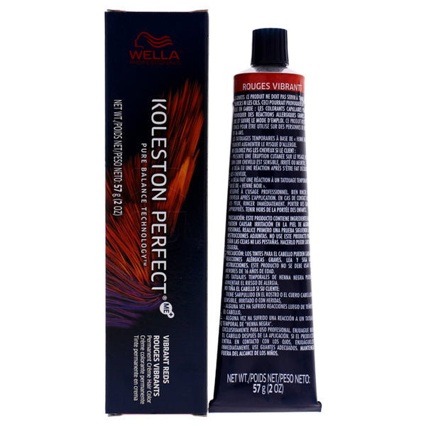 Wella Koleston Perfect Permanent Creme Hair Color - 55 44 Intense Light Brown-Red Red by Wella for Unisex - 2 oz Hair Color