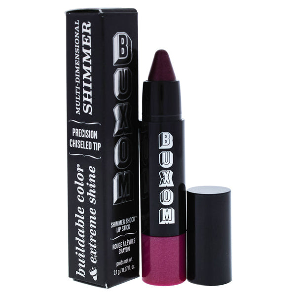 Buxom Shimmer Shock Lipstick - Supercharged by Buxom for Women - 0.07 oz Lipstick