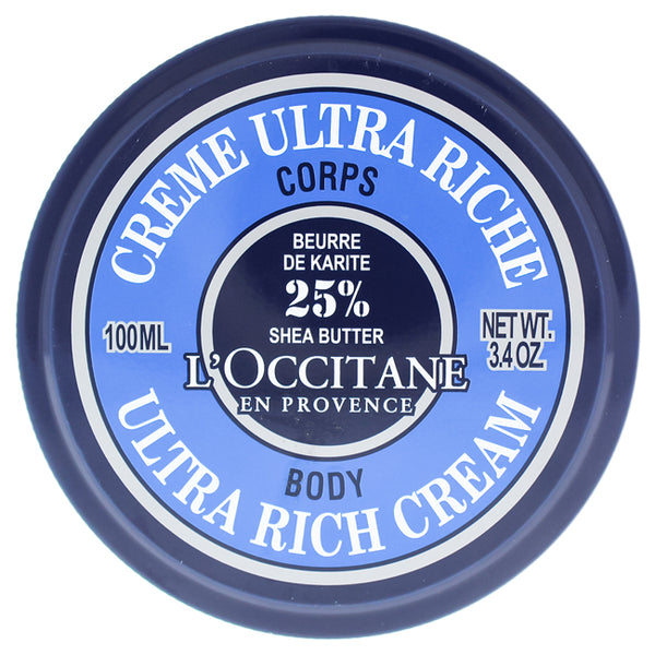 L'Occitane Shea Butter Ultra Rich Body Cream by LOccitane for Unisex - 3.4 oz Body Cream