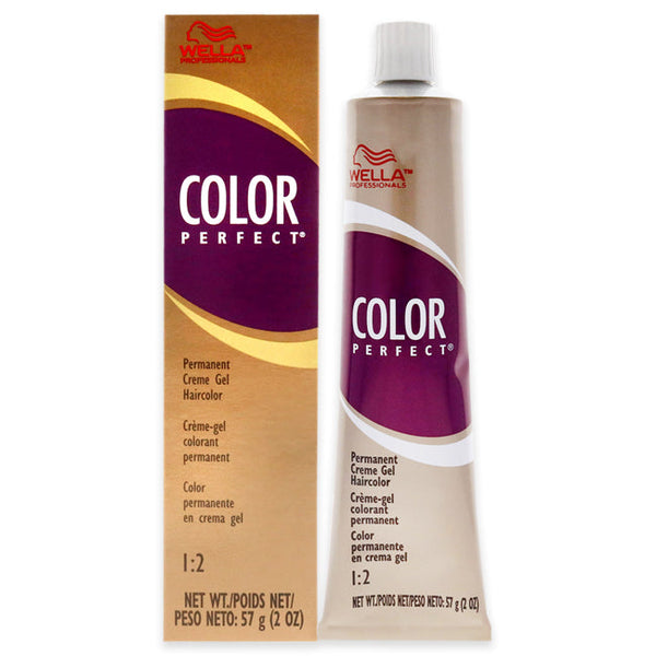 Wella Color Perfect Permanent Creme Gel Haircolor - 12N Ultra Light Blonde by Wella for Unisex - 2 oz Hair Color