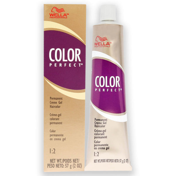 Wella Color Perfect Permanent Creme Gel Haircolor - 5BR Light Brown Red by Wella for Unisex - 2 oz Hair Color