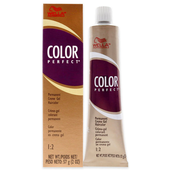 Wella Color Perfect Permanent Creme Gel Haircolor - 5N Light Brown by Wella for Unisex - 2 oz Hair Color