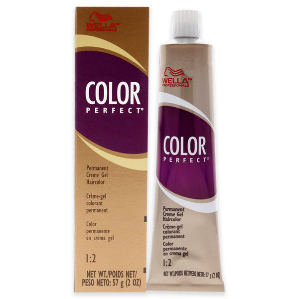 Wella Color Perfect Permanent Creme Gel Haircolor - 8RG Light Red Golden Blonde by Wella for Unisex - 2 oz Hair Color