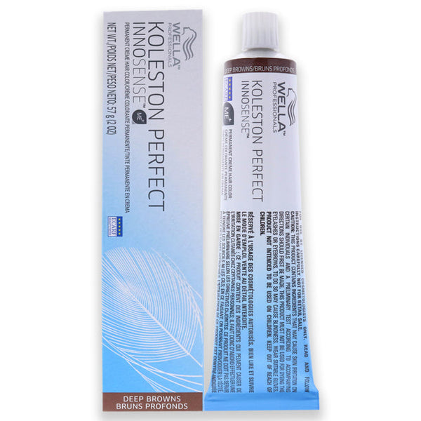 Wella Koleston Perfect Innosense Permanent Creme Hair Color - 5 7 Light Brown-Brown by Wella for Unisex - 2 oz Hair Color