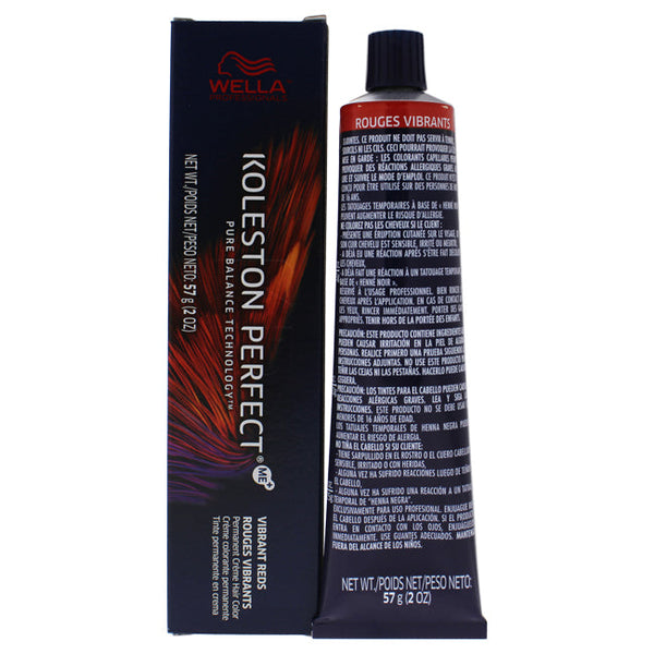 Wella Koleston Perfect Permanent Creme Hair Color - 55 46 Intense Light Brown-Red Violet by Wella for Unisex - 2 oz Hair Color