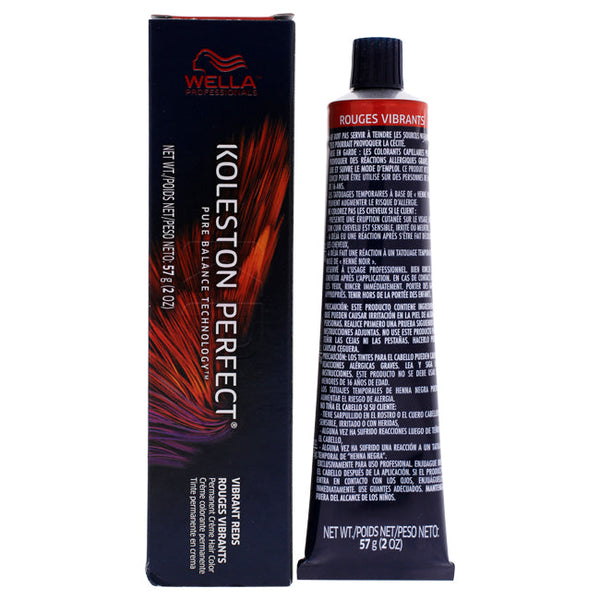 Wella Koleston Perfect Permanent Creme Hair Color - 77 43 Intense Medium Blonde-Red Gold by Wella for Unisex - 2 oz Hair Color