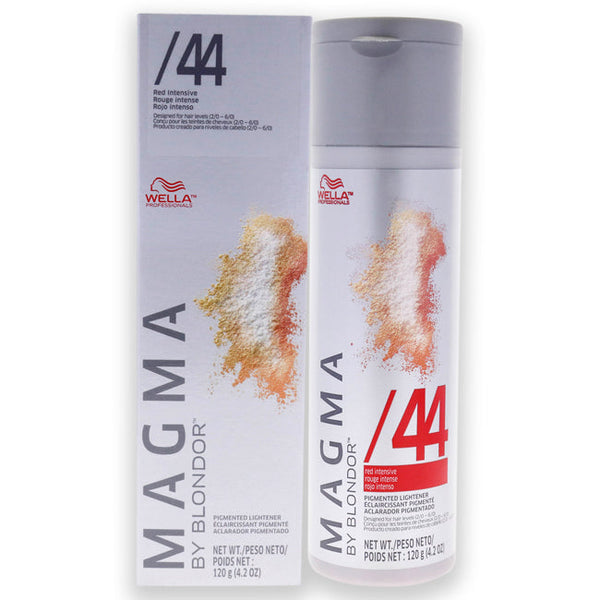 Wella Magma by Blondor Pigmented Lightener - 44 Red Intensive by Wella for Unisex - 4.2 oz Lightener