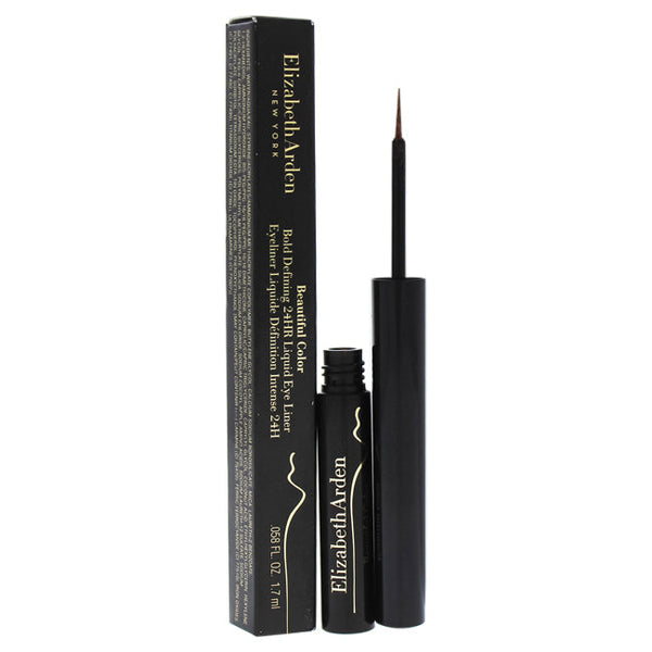 Elizabeth Arden Beautiful Color Bold Defining 24HR Liquid Eye Liner - 02 Gilded Brown by Elizabeth Arden for Women - 0.058 oz Eyeliner