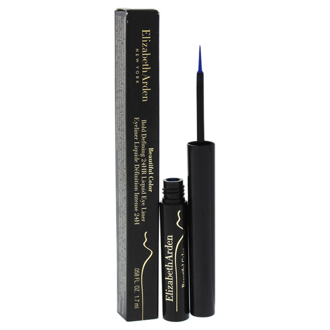 Elizabeth Arden Beautiful Color Bold Defining 24HR Liquid Eye Liner - 03 Electric Blue by Elizabeth Arden for Women - 0.058 oz Eyeliner