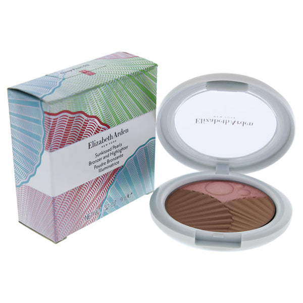 Elizabeth Arden Sunkissed Pearls Bronzer and Highlighter - 02 Deep Pearl by Elizabeth Arden for Women - 0.32 oz Highlighter