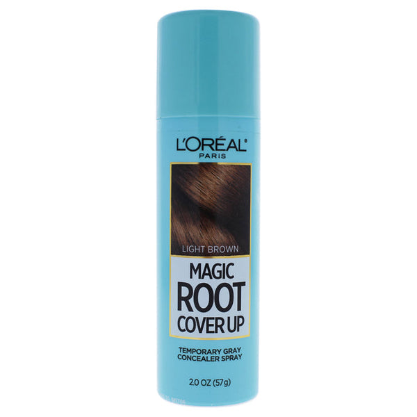 LOreal Professional Magic Root Cover Up Temporary Gray Concealer Spray - Light Brown by LOreal Professional for Women - 2 oz Hair Color