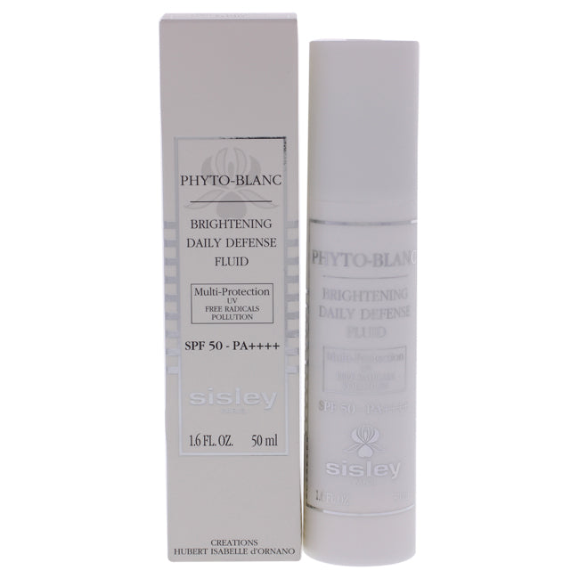 Sisley Phyto-Blanc Brightening Daily Defense Fluid SPF 50 by Sisley for Unisex - 1.6 oz Fluid