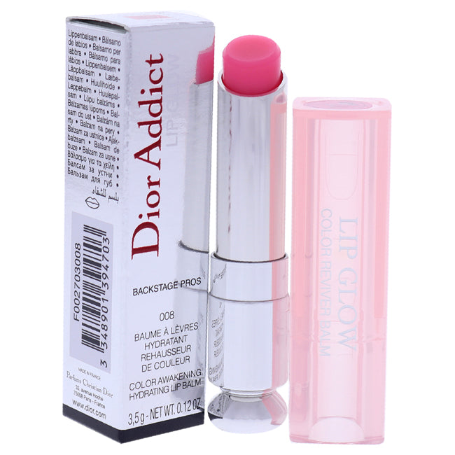 Christian Dior Dior Addict Lip Glow - 008 Ultra Pink by Christian Dior for Women - 0.12 oz Lip Balm