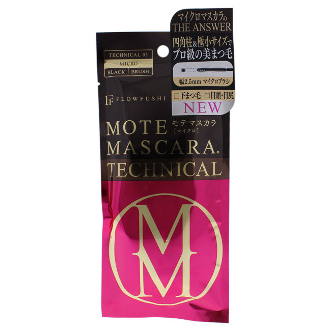 FlowFushi Mote Mascara Technical - 03 Micro Black by FlowFushi for Women - 0.21 oz Mascara