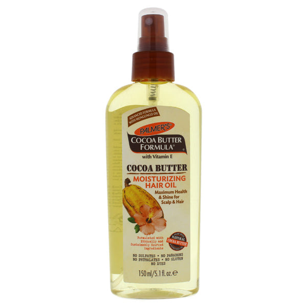 Palmers Cocoa Butter Moisturizing Hair Oil by Palmers for Unisex - 5.1 oz Hairspray
