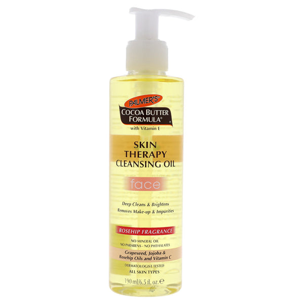 Palmers Cocoa Butter Skin Therapy Cleansing Oil Face by Palmers for Unisex - 6.5 oz Cleanser