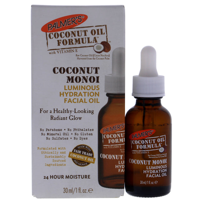 Palmers Coconut Monoi Luminous Hydration Facial Oil by Palmers for Unisex - 1 oz Oil