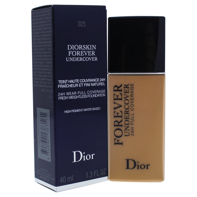 Christian Dior Diorskin Forever Undercover Foundation - 025 Soft Beige by Christian Dior for Women - 1.3 oz Foundation