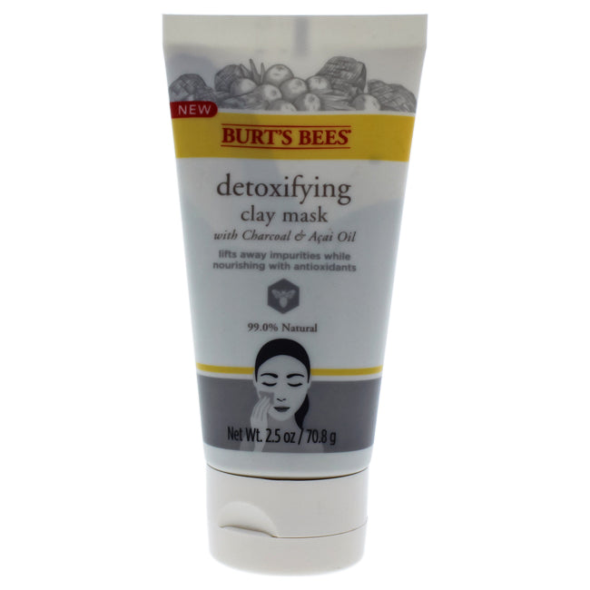 Burts Bees Detoxifying Clay Mask by Burts Bees for Unisex - 2.5 oz Mask