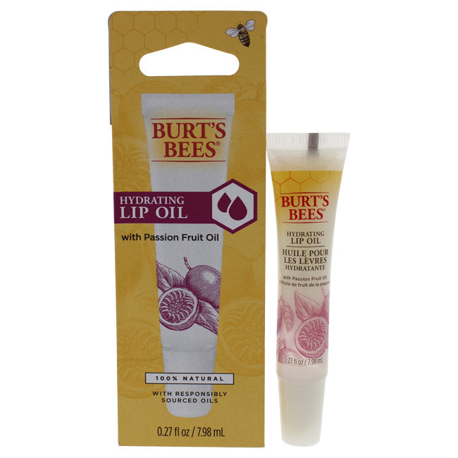 Burts Bees Hydrating Lip Oil with Passion Fruit Oil by Burts Bees for Unisex - 0.27 oz Lip Oil