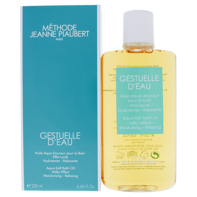 Jeanne Piaubert Gestuelle DEau Aqua Soft Bath Oil by Jeanne Piaubert for Women - 6.66 oz Oil