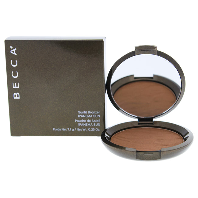 Becca Sunlit Bronzer - Ipanema Sun by Becca for Women - 0.25 oz Bronzer