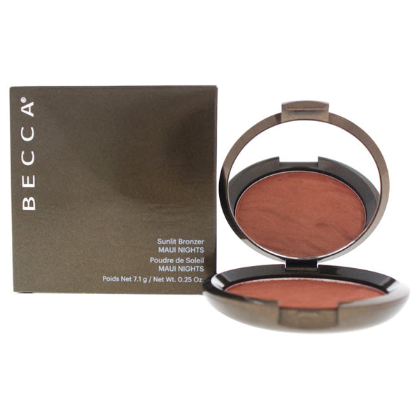 Becca Sunlit Bronzer - Maui Nights by Becca for Women - 0.25 oz Bronzer