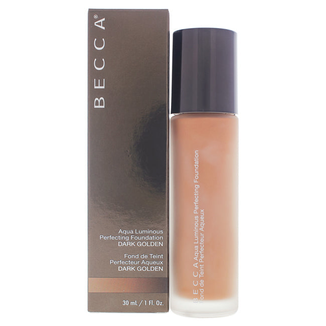 Becca Aqua Luminous Perfecting Foundation - Dark Golden by Becca for Women - 1 oz Foundation