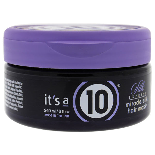 Its A 10 Silk Express Miracle Silk Hair Mask by Its A 10 for Unisex - 8 oz Masque