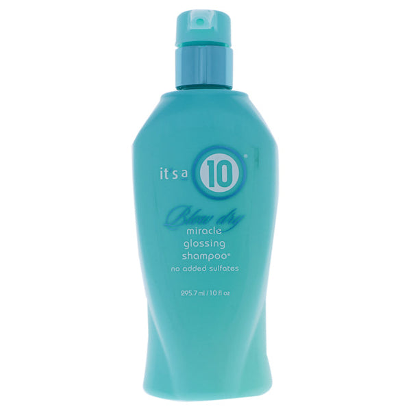 Its A 10 Miracle Blow Dry Glossing Shampoo by Its A 10 for Unisex - 10 oz Shampoo