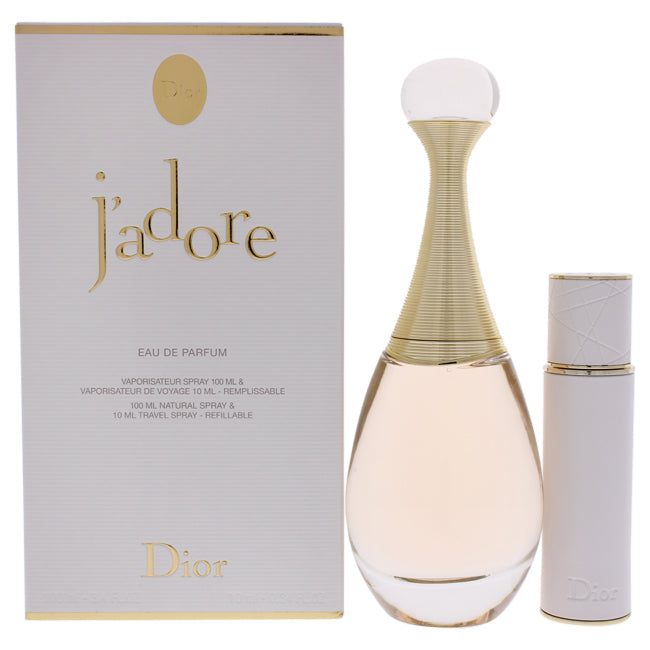 Christian Dior Jadore by Christian Dior for Women - 2 Pc Gift Set 3.4oz EDP Spray, 0.34oz EDP Spray