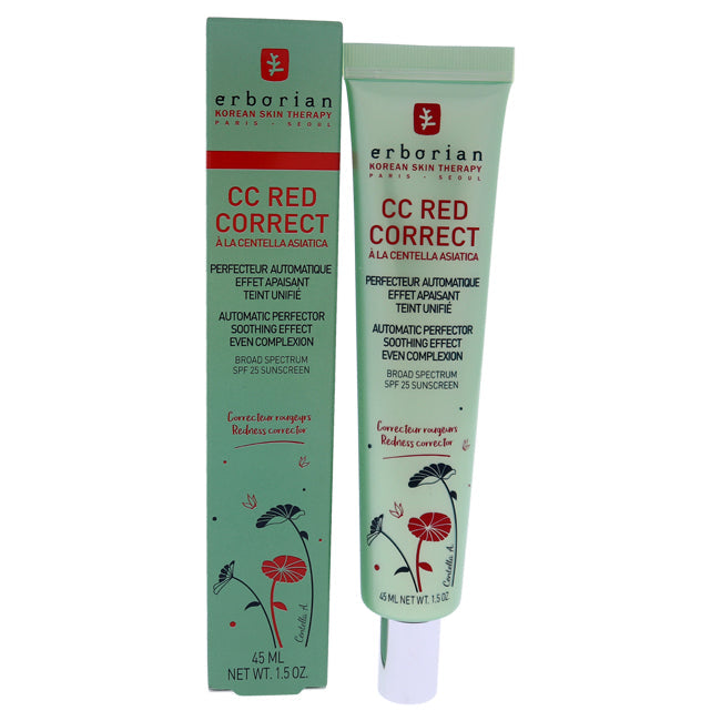 Erborian CC Red Correct Automatic Perfector SPF 25 by Erborian for Women - 1.5 oz Sunscreen